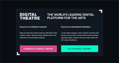 Desktop Screenshot of digitaltheatre.com