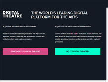 Tablet Screenshot of digitaltheatre.com